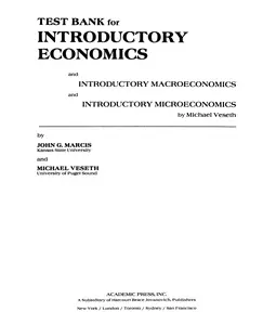 Cover - Test Bank for Introductory Economics Marcis and Michael Veseth thumbnail