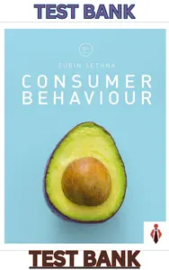 Test Bank - Consumer Behaviour 5th Edition by Zubin Sethna - Updated thumbnail