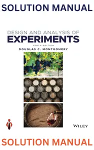 Solution Manual - Design and Analysis of Experiments 10th Edition by Douglas C. Montgomery thumbnail