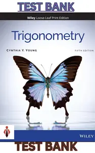 Test Bank for Trigonometry 5th Edition by Cynthia Young - Updated thumbnail