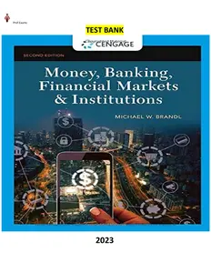 Money, Banking, Financial Markets & Institutions 2nd Edition by Michael Brandl - TB thumbnail