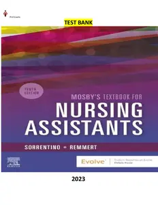 Mosby_s Textbook for Nursing Assistants 10th Edition by Sheila A. Sorrentino & Leighann Remmert-TB thumbnail