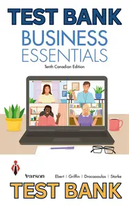 Test Bank - Business Essentials, Canadian Edition 9E, by Ebert_Griffin_Starke_Dracopoulos-Complete thumbnail