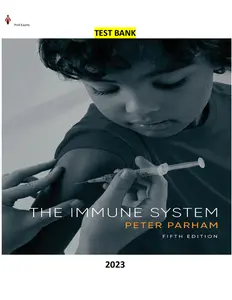 Test Bank -The Immune System 5th Edition by Peter Parham thumbnail
