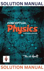 Solution Manual - Conceptual Physics, 13E by Paul G. Hewitt thumbnail