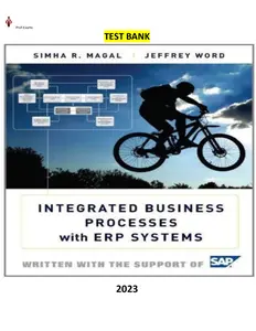 Repeated - Test Bank for Integrated Business Processes with ERP Systems 1st Edition by Jeffrey Word & Simha Magal thumbnail