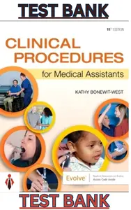 Test Bank -  Clinical Procedures for Medical Assistants 11th Edition by Kathy Bonewit-West thumbnail
