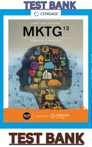 TEST BANK for MKTG 13th Edition by Charles Lamb, Joe Hair & Carl McDaniel thumbnail