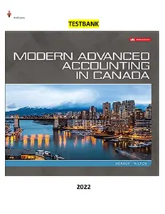 Done - COMPLETE - Elaborated Test Bank for Modern Advanced Accounting in Canada ED.9 by Darrell Herauf & Murray Hilton thumbnail