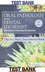 TEST BANK for Oral Pathology for the Dental Hygienist 7th Edition by Olga Ibsen thumbnail