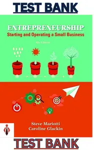 Test Bank - Entrepreneurship Starting and Operating A Small Business 4th Edition by Steve Mariotti & Caroline Glackin (2) thumbnail