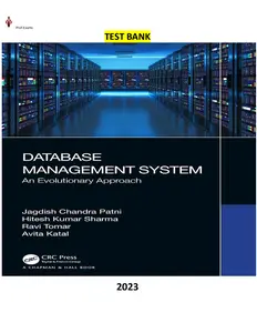 Test Bank for Database Management System_ An Evolutionary Approach by Jagdish Chandra Patni thumbnail