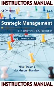 INSTRUCTORS SOLUTIONS MANUAL for Strategic Management: Concepts & Cases: Competitiveness and Globalization 14th Edition thumbnail