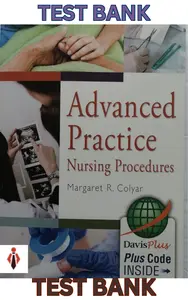 Test Bank for Advanced Practice Nursing Procedures First Edition by Margaret R. Colyar thumbnail