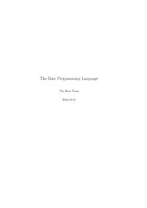 The Rust Programming Languange-2016-10-01.a4 thumbnail