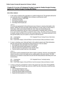 Questions - Medical Surgical Nursing 8ED - Ignatavicius Workman Test Bank-2.21 thumbnail
