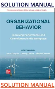 ISM for Organizational Behavior Improving Performance & Commitment in the Workplace 8E by Colquitt thumbnail