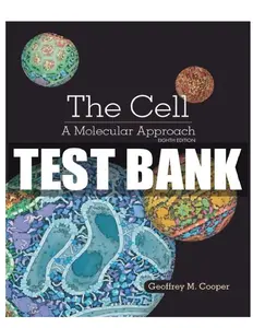 TEST BANK for Cell Molecular Approach 8th Edition by Cooper. thumbnail