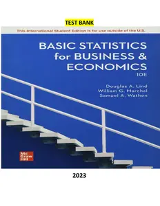 Basic Statistics in Business & Economics 10E by Lind, Marchal & Wathen-TB thumbnail