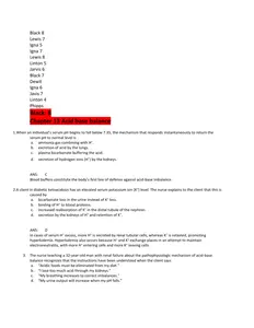 Questions - Test Bank for Combined Test Banks on Respiratory Assesment 13 Pathophysiology thumbnail