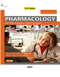 Pharmacology for the Primary Care Provider 4th Edition by Marilyn Winterton Edmunds & Maren Stewart Mayhew  - TB thumbnail