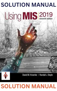 Solution Manual for Using MIS 11th Edition by David Kroenke & Randall Boyle - Updated thumbnail