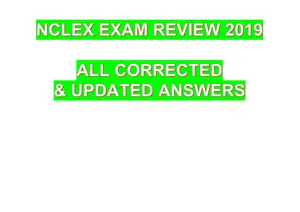 NCLEX - Exam - Actual Tests NCLEX-RN P1 thumbnail