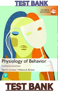 TEST BANK for Physiology of Behavior 13th Global Edition by Neil Carlson & Melissa Birkett thumbnail