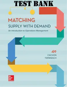 Matching Supply with Demand An Introduction to Operations Management,4th Edition by Cachon Test Bank thumbnail