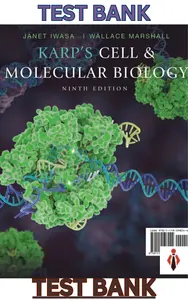 Test bank for Karp_s Cell and Molecular Biology 9th Edition by Gerald Karp, Janet Iwasa & Wallace Marshal thumbnail