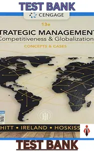 Test Bank for  Strategic Management Concepts: Competitiveness and Globalization 13th Edition-Michael Hitt,  Duane Ireland & Robert Hoskisson thumbnail