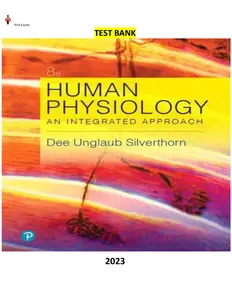Test Bank for Human Physiology-An Integrated Approach 8E by Dee Unglaub Silverthorn thumbnail