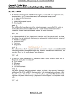 Qs - Test Bank for Understanding Pathophysiology 6E by Sue Huether & Kathryn McCance & Valentina Brashers thumbnail