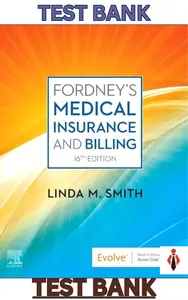 Test Bank for Fordney_s Medical Insurance and Billing 16th Edition by Linda Smith - Complete thumbnail