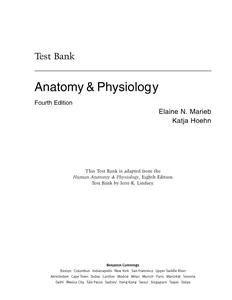 Cover - Test Bank for Anatomy and Physiology 4th Edition by Jerri Lindsey Elaine Marieb & Katja Hoehn thumbnail