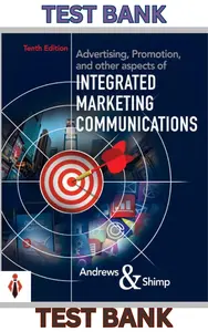 Test Bank for Advertising Promotion & Aspects of Integrated Marketing Comm. 10E by Andrews & Shimp II thumbnail