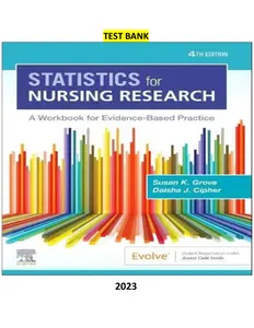 Statistics for Nursing Research - A Workbook for Evidence - Based Practice 4E thumbnail