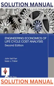 Solution Manuals for Engineering Economics of Life Cycle Cost Analysis 2E by Vail Farr & Isaac Faber thumbnail