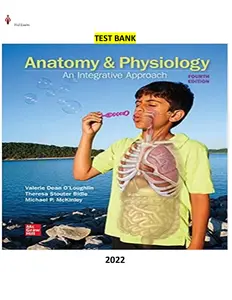 COMPLETE - Elaborated Test Bank for Anatomy & Physiology-An Integrative Approach 4Ed.by Michael McKinley, Valerie O_Loughlin & Theresa Bidle thumbnail