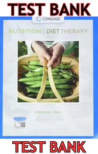 TEST BANK for Nutrition and Diet Therapy 10th Edition by Linda DeBruyne, Kathryn Pinna & Eleanor Whitney thumbnail