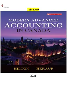 Modern Advanced Accounting in Canada Canadian 8th Edition by Darrell Herauf and Murray Hilton-TB thumbnail