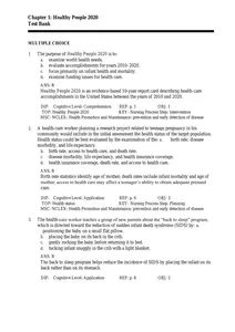 Growth and Development Across the Lifespan 3rd Edition by Eve Leifer-Test Bank-7-159 thumbnail