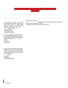 Test Bank for ATI Pharmacology Proctored Latest Complete Questions and Awnsers for 2021 thumbnail