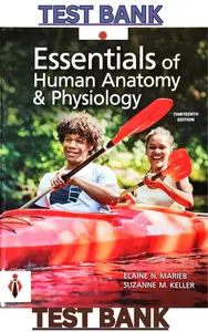 Test Bank for Essentials of Human Anatomy & Physiology 13E by Elaine Marieb & Suzanne Keller - Latest Version thumbnail