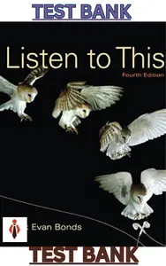 TEST BANK for Listen to This, 4th Edition by Mark Evan Bonds thumbnail