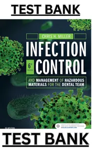 Test Bank for Infection Control and Management of Hazardous Materials 6E by Chris Miller - Complete thumbnail