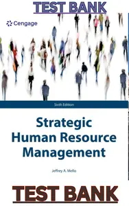 TEST BANK for Strategic Human Resource Management 6th Edition by Jeffrey Mello thumbnail