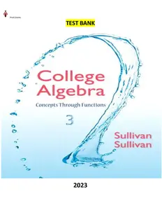 Solution Manual - College Algebra-Concepts Through Functions 3E by Sullivan & Sullivan III-TB thumbnail