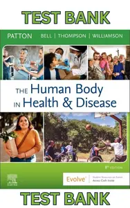 Test Bank - The Human Body in Health & Disease, 8E by Patton_Bell_Thompson_Williamson-Updated thumbnail