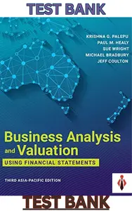 Test Bank for Business Analysis & Valuation-Using Financial Statements by Palepu_bradbury & Coulton thumbnail